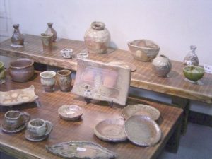 清水区の陶芸教室 作品展示