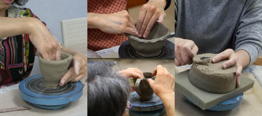 清水区の陶芸 清水陶友会 作陶